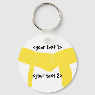 Porte-clés Martial Arts Ceinture Jaune