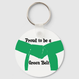 Porte-clés Martial Arts Proud to be a Green Belt Keychain