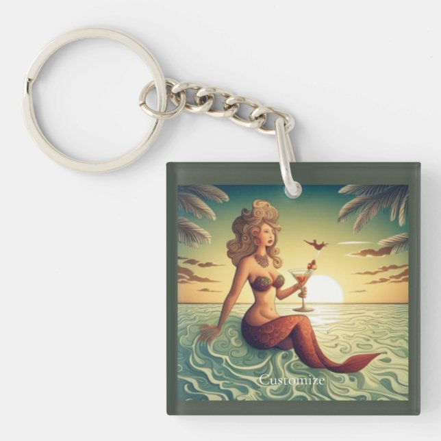 Porte-clés Martini Classy Mermaid Thunder_Cove (Devant)