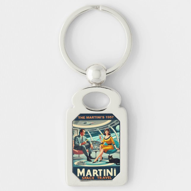 Porte-clés Martini Space Travel Posters The Martini's 1957 (Devant)