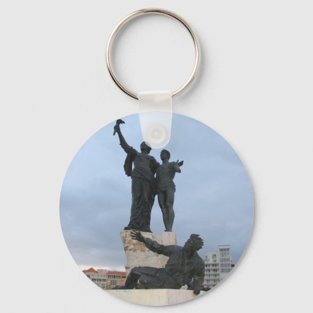 Porte-clés Martyrs Carrés (Recto)
