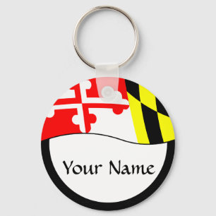 Porte-clés Maryland - DRAPEAU - Nom