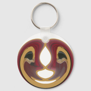 Porte-clés Masai Tribal Whirt Art Imprimer