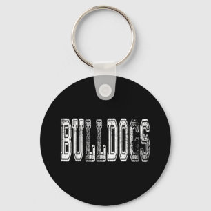Porte-clés Mascot Distressed Vintage School Sport N