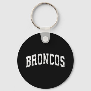 Porte-clés Mascotte de Broncos Sport Vintage Nom sportif Desi