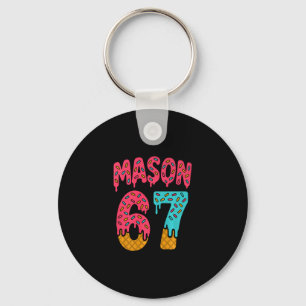 Porte-clés Mason 67 Glace Mème Drôle Six Sept (sur Ck) Pr