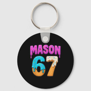 Porte-clés Mason 67 Glace qui Dégouline Mème Drôle Six Sept D