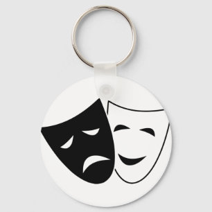 Porte-clés Masque De Comédie Et De Tragédie