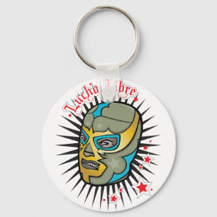 Porte-clés Masque de lutte mexicain de Lucha Libre