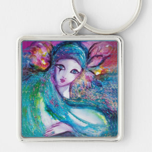 Porte-clés MASQUE EN BLEU / Masques vénitiens