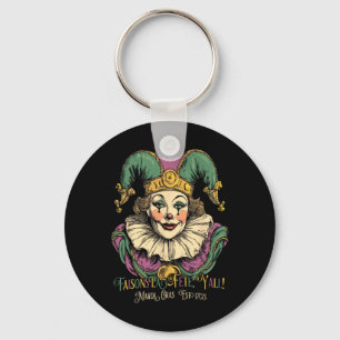 Porte-clés Masque Mardi Vêtements Costumes Vintage Mardi Gras