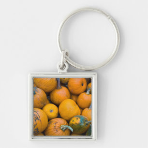 Porte-clés Massachusetts, Salisbury, citrouilles, automne
