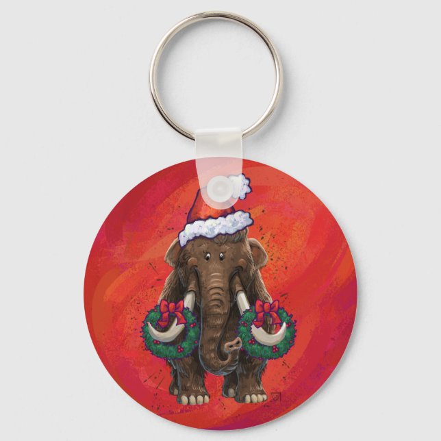 Porte-clés Mastodon de vacances mignonnes (Recto)