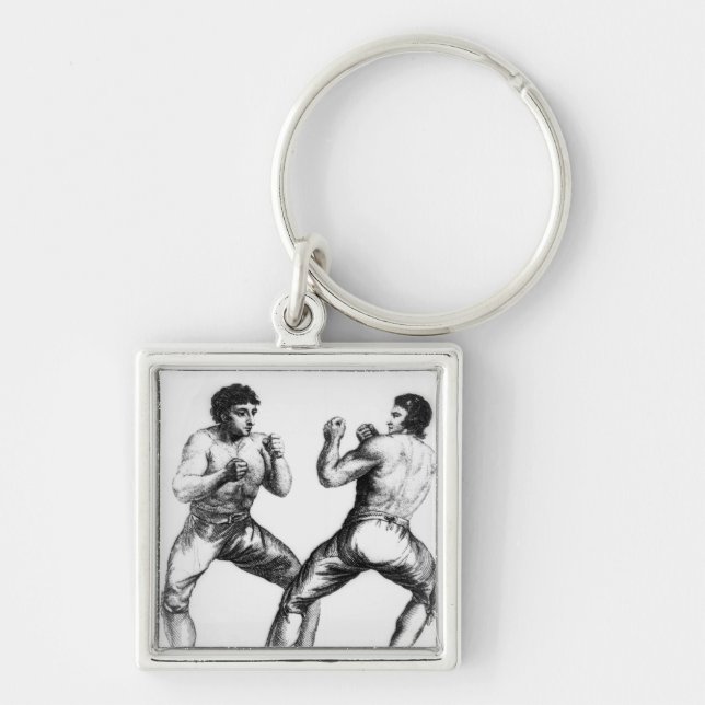 Porte-clés Match de boxe (Devant)