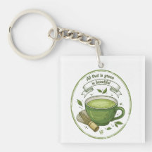 Matcha Lover Acrylic Keychain