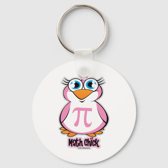 Porte-clés Math Chick (Recto)