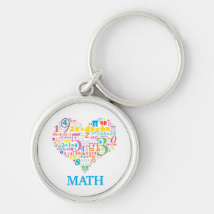 Porte-clés Math du cœur