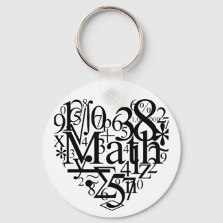 Porte-clés Math Heart