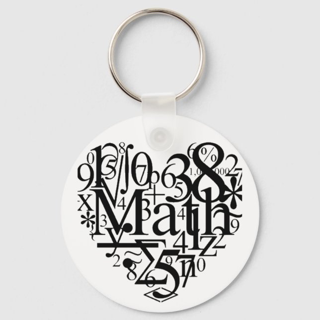 Porte-clés Math Heart (Recto)