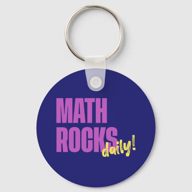 Porte-clés Math Rocks Daily (Recto)