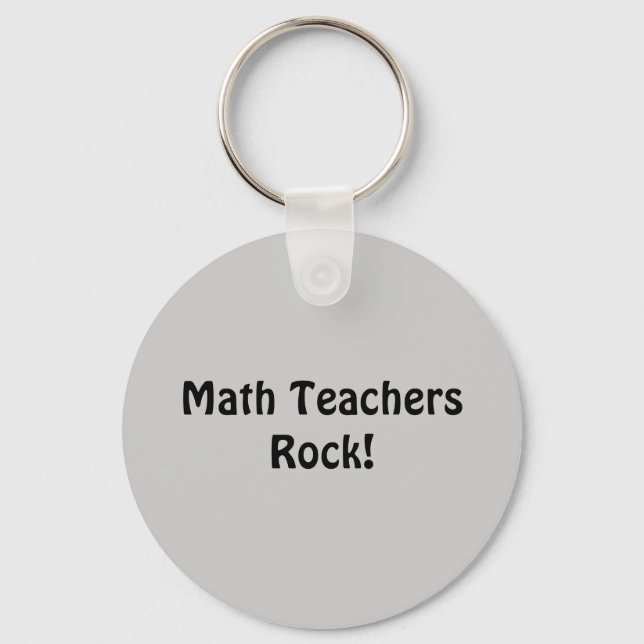 Porte-clés Math Teachers Rock ! (Recto)