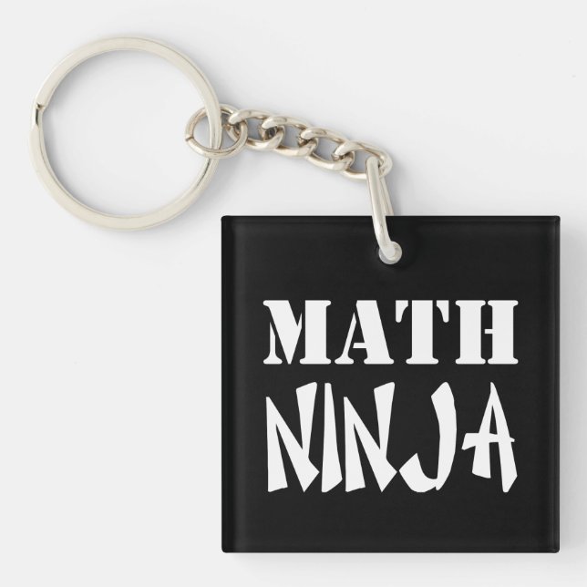 Porte-clés Maths Ninja (Devant)