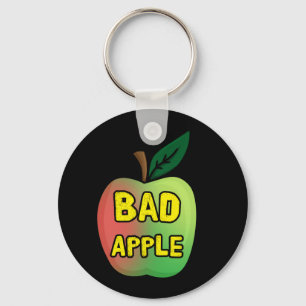 Porte-clés Mauvais Apple