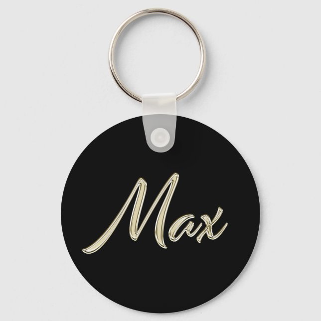 Porte-clés Max Whitegold Button (Recto)