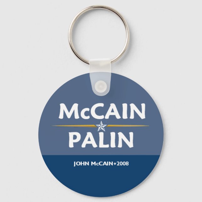 Porte-clés McCain Palin Pres Vice-Porte - clé (Recto)