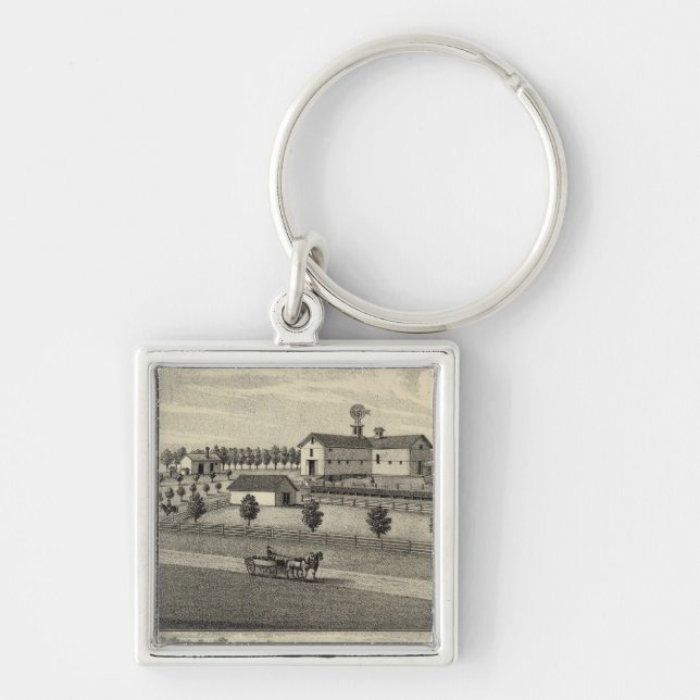 Porte-clés McDonald Farm, Nebraska (Devant)