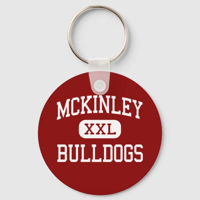 Porte-clés McKinley - Bulldogs - Lycée - Canton Ohio (Recto)