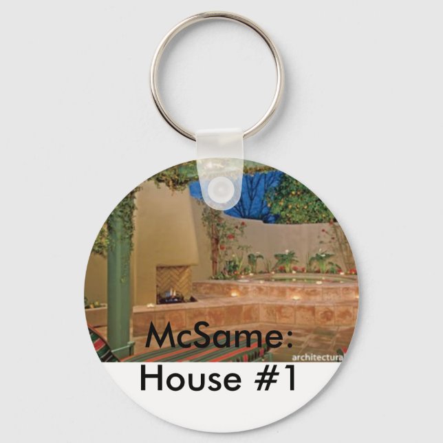 Porte-clés McSame : Maison #1 (Recto)