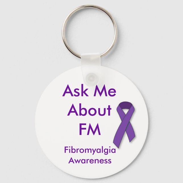 Porte-clés Me demander à propos du porte - clé FM (Recto)