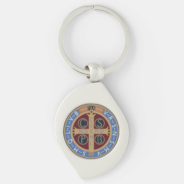 Porte-clés Médaille de saint Benoît (Devant)