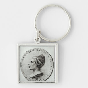 Porte-clés Médaille dépeignant Sophie Germain