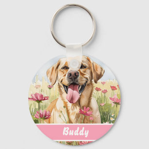 Porte-clés Médaille pour Chien Labrador Retriever – Informati