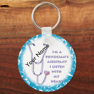 Porte-clés Médecin Assistant Coeur