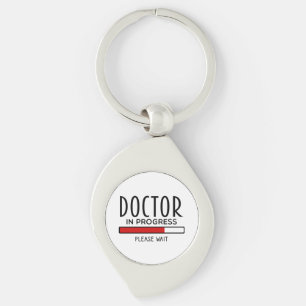 Porte-clés Médecin drôle en cours d'études de médecine