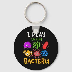 Porte-clés médecin technologue microbiologie cadeaux amusants