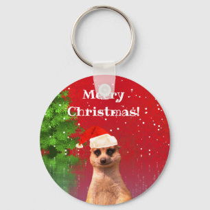 Porte-clés Meerkat Meery Noël Porte - clé amusant