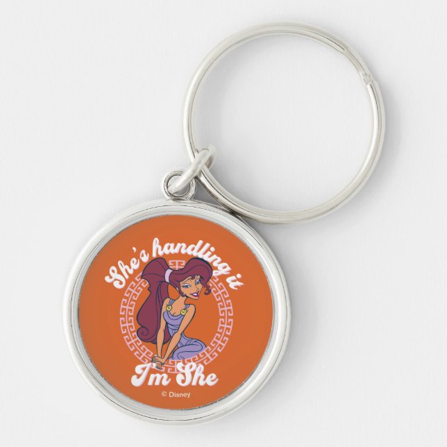 Porte-clés Megara - She's Handling It, I'm She Keychain (Devant)
