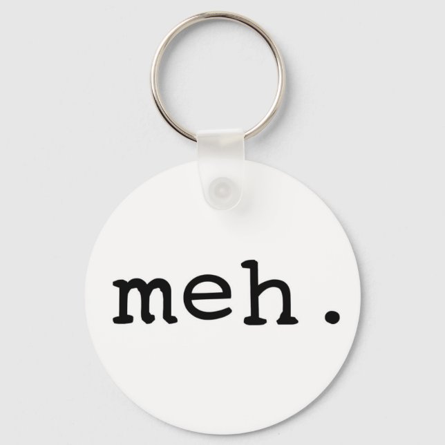 Porte-clés Meh. (Recto)