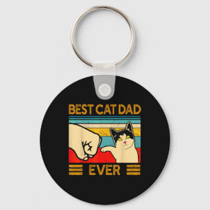 Porte-clés Meilleur Chat Papa Jamais Fête des pères Cadeau Ch