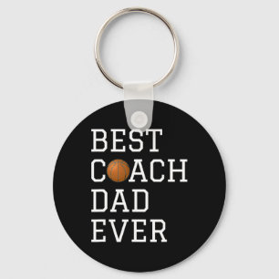 Porte-clés Meilleur Coach Bysketbyll Papa Ever Coaching Pères