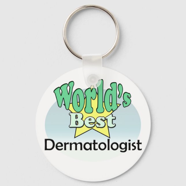 Porte-clés Meilleur dermatologue du monde (Recto)