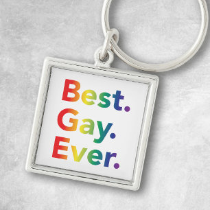 Porte-clés Meilleur drapeau arc-en-ciel LGBT de tous les temp