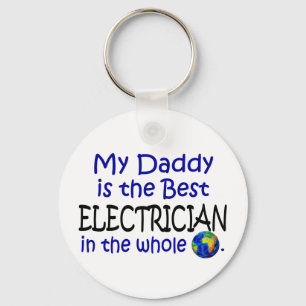 Porte-clés Meilleur Électricien Au Monde (Papa)