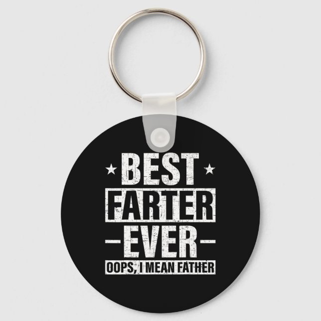 Porte-clés Meilleur Farter Jamais Oops Je Veux Dire Père Fart (Recto)