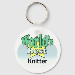 Porte-clés Meilleur Knitter du monde