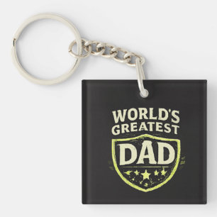 Porte-clés Meilleur Papa de la Terre Fête des Pères